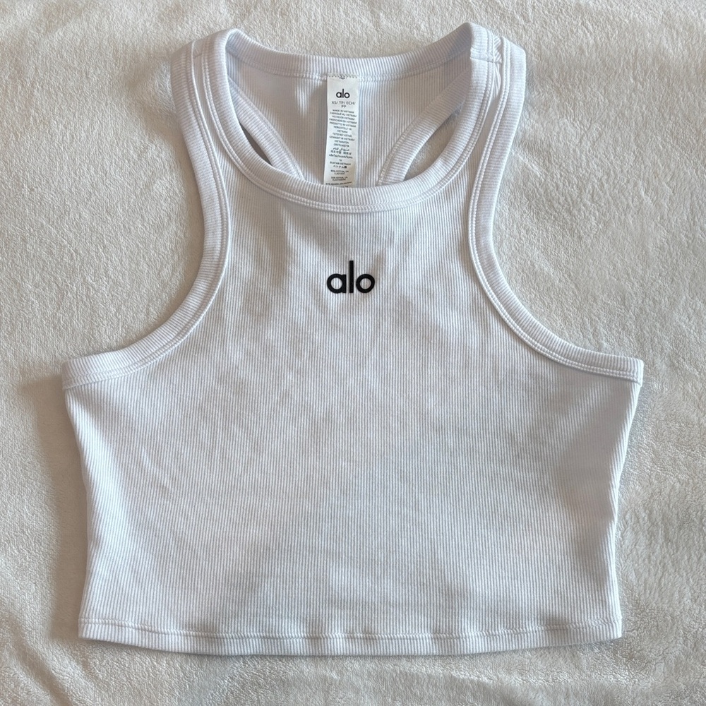 ALO Yoga White Tank Top